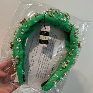 NWT Lele Sadoughi x SCL avocado headband
